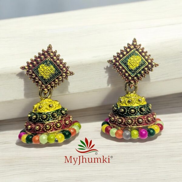 Oxidised Jhumka Earring For Women